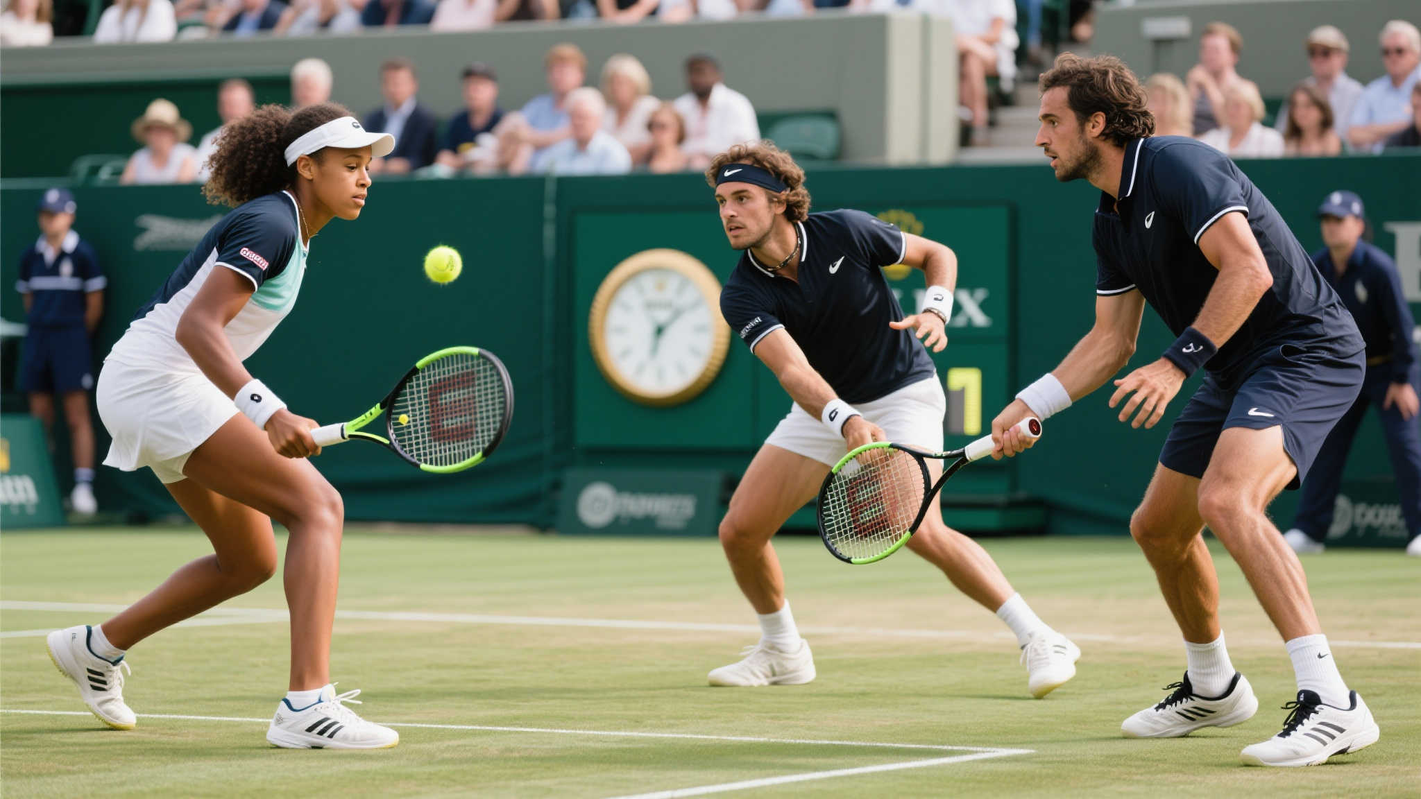 保利尼与高芙联手献上网球巅峰之战